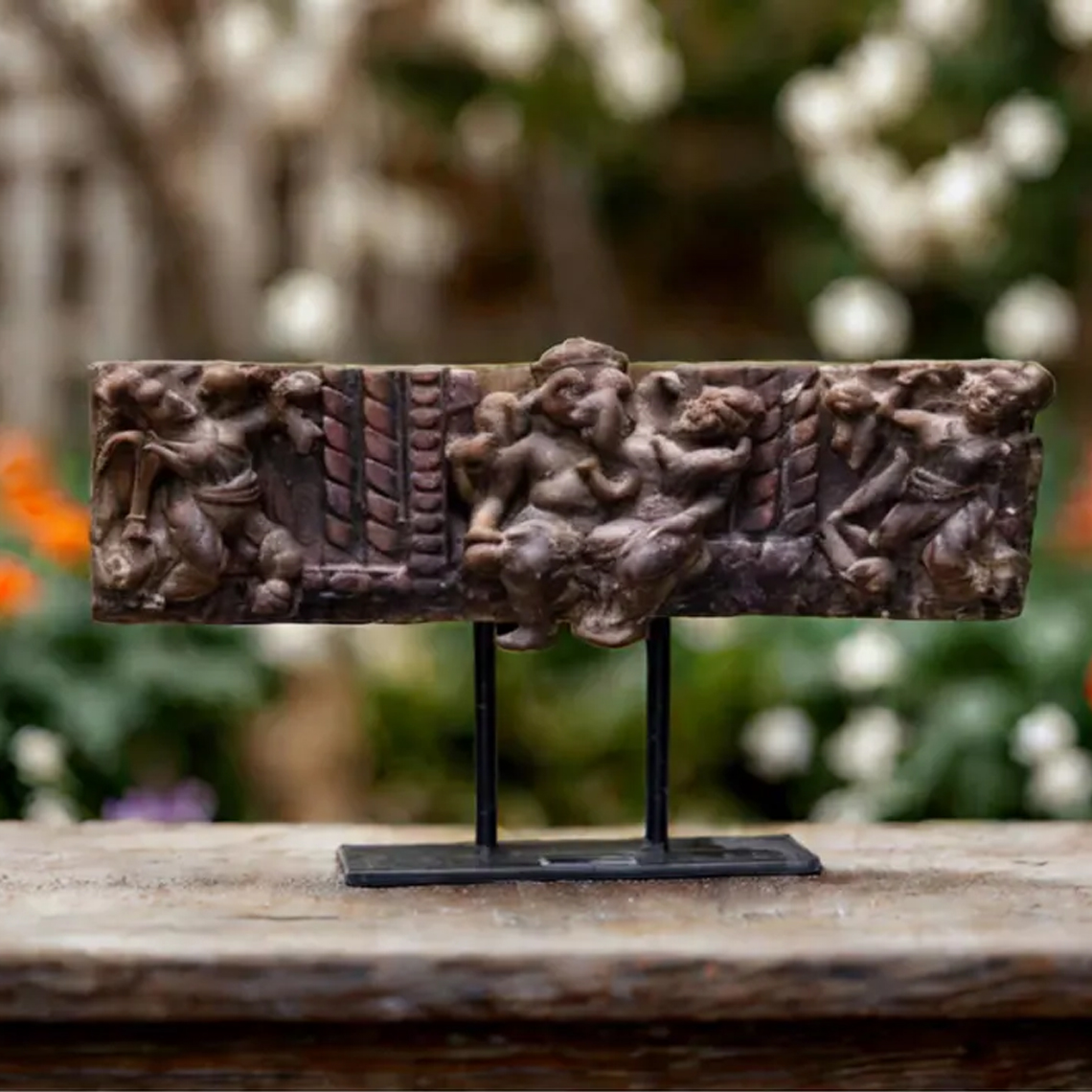 Hand carved Wooden Ganesha Statue| Handmade Ganesh Wooden Figure